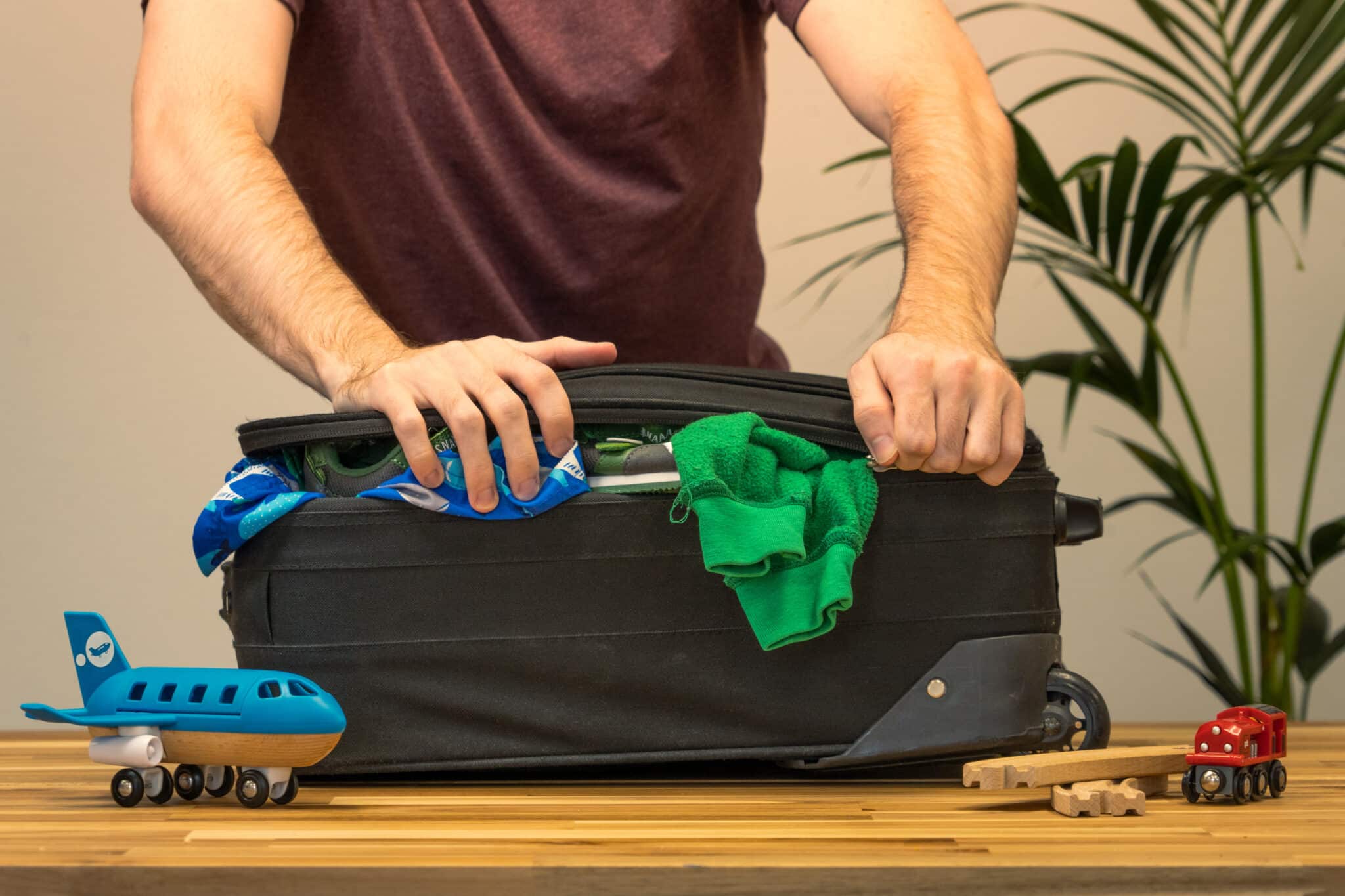 Packing a Suitcase for Vacation